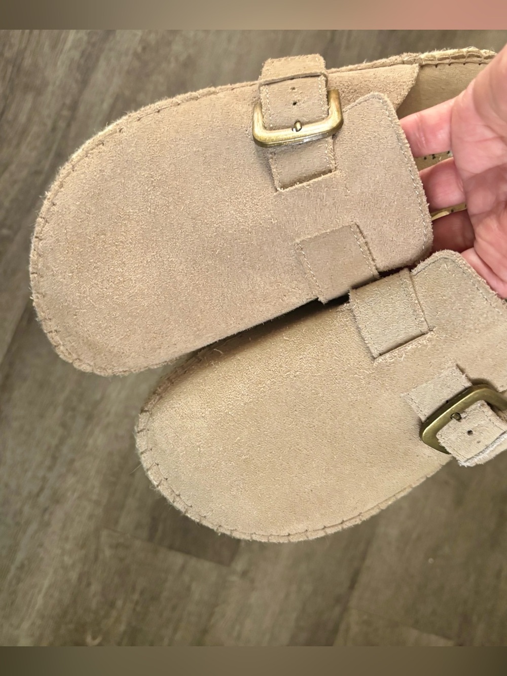 Haute Hippie Genuine Suede Boho clogs Mules Slip on Shoes size 8 - Picture 10 of 11
